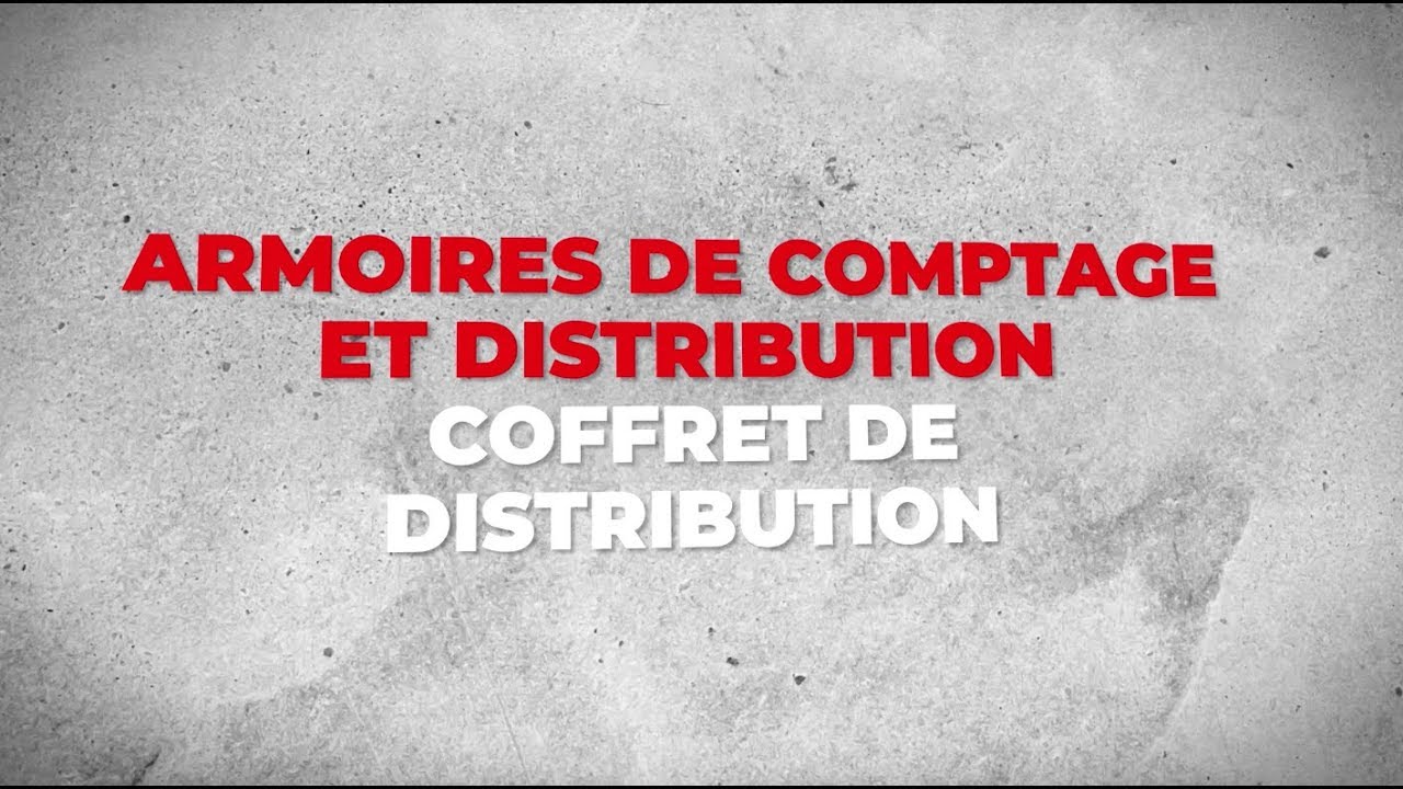 Armoire comptage distribution coffret distribution LOXAM