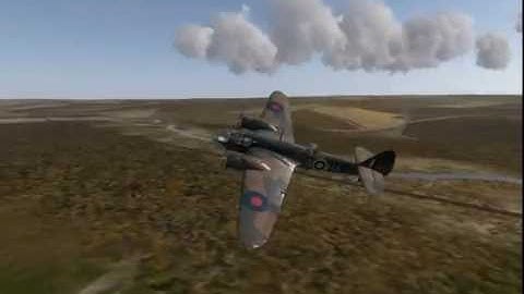 Low Level Bombing: Blenhie vs. Train (IL2 Cliffs of Dover)