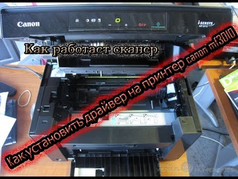 Как сканировать фото или документ с принтера на компьютер? Canon mf 3010