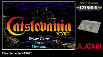 Catslevania VBXE Demo (2025) - Atari XL/XE