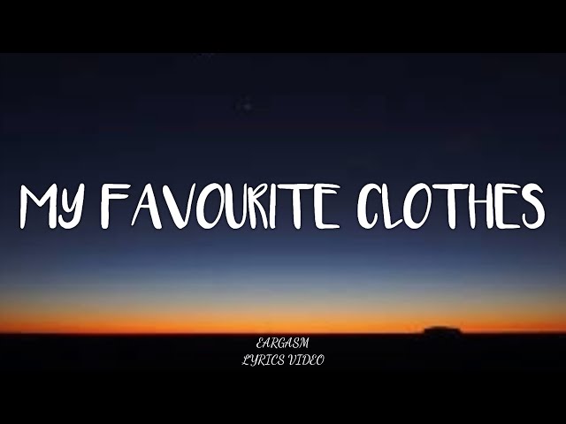 MY FAVOURITE CLOTHES (Lyrics) - Rini by Eargasm Lyrics Video class=