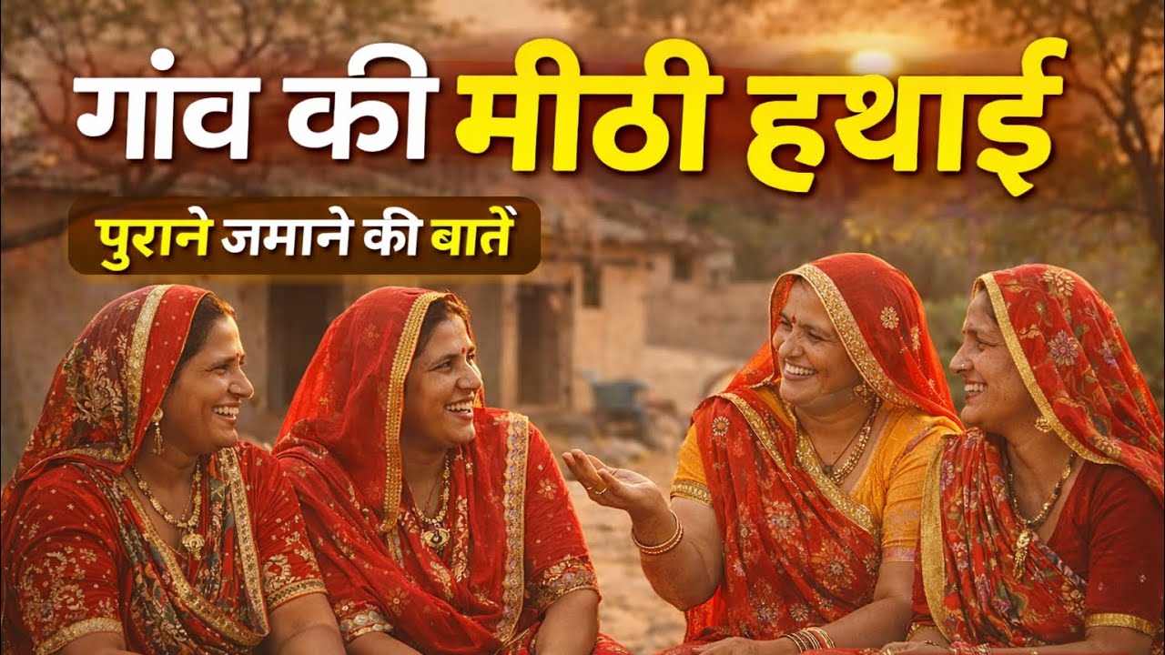 मारवाड़ के धोरों में मीठी भाषा(मारवाड़ी) में हथाई करती महिलाएं! #jodhpur #marwadi #देशी #barmer #top