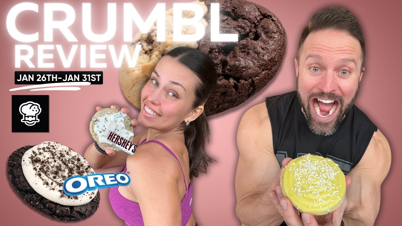 Обзор печенья Crumbl Cookies 🍪 | Лимонный кекс, печенье Brookie и Oreo | Savory Swolemates