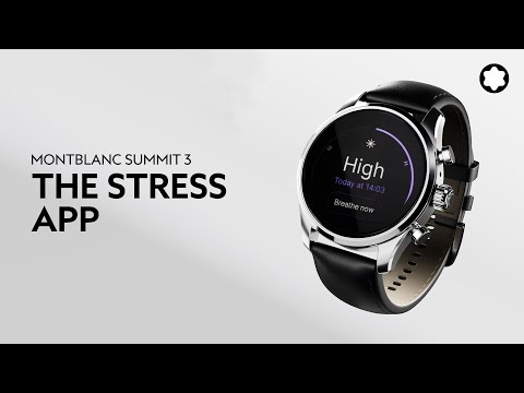 Montblanc Summit 3 Smartwatch | How to use the Stress App