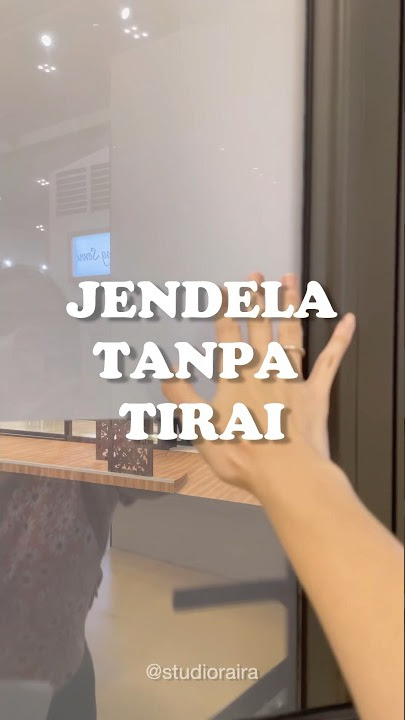 Jendela AJAIB, ga perlu pasang gorden #interiorrumah #rumahunik #smarthome #desainrumah #jendela