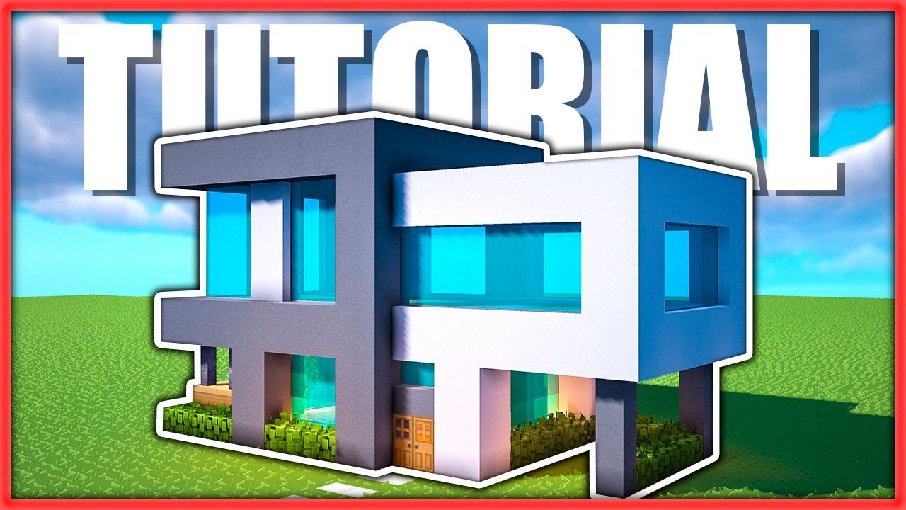 CÓMO HACER UNA CASA MODERNA GRANDE INDUSTRIAL EN MINECRAFT | TUTORIAL  ESPAÑOL - YouTube