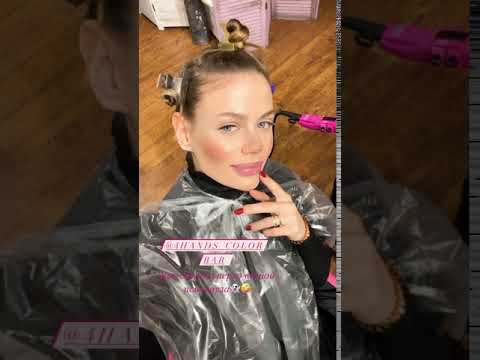 Vidéo: Victoria Bonya : couleur de cheveux, technique de teinture, conseils de soins capillaires de célébrités