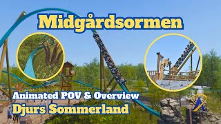 Midgårdsormen NEW 2027 Intamin Hot Racer Animation & Full Overview!