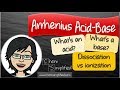 Arrhenius Acid and Base Theory Quiz