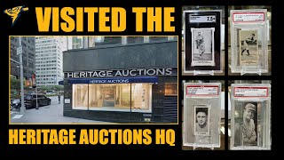 I visited the Heritage Auctions Headquarters to see some Rare Vintage Baseball Cards & Memorabilia!