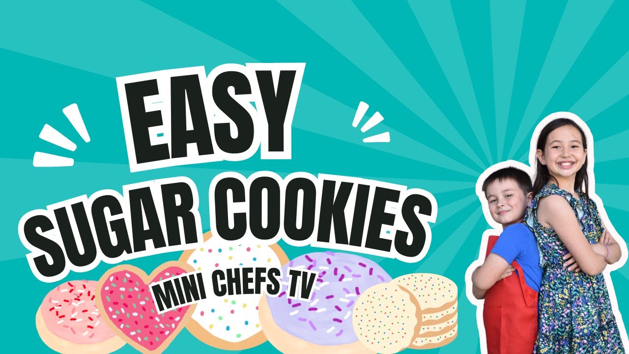 Fun and Delicious Sugar Cookie Recipe for Kids! 👩‍🍳 MINI CHEFS TV