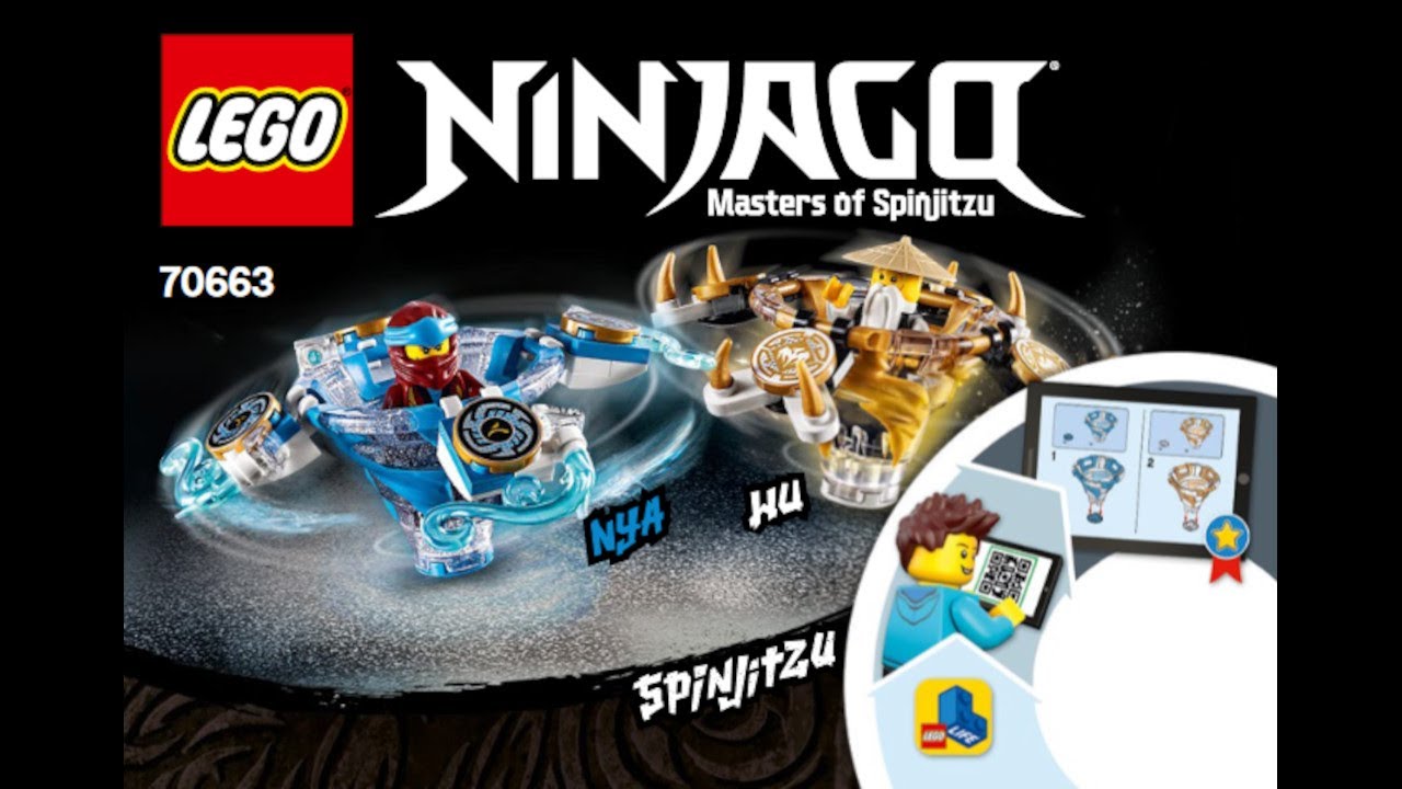 LEGO Instructions | NINJAGO | 70663 | Spinjitzu Nya & Wu | Spinjitzu