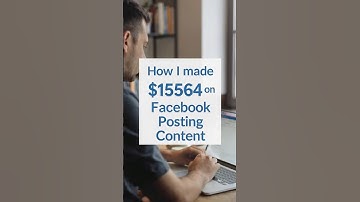 How I Made $15,564.59 on Facebook Posting Simple Content! #shorts