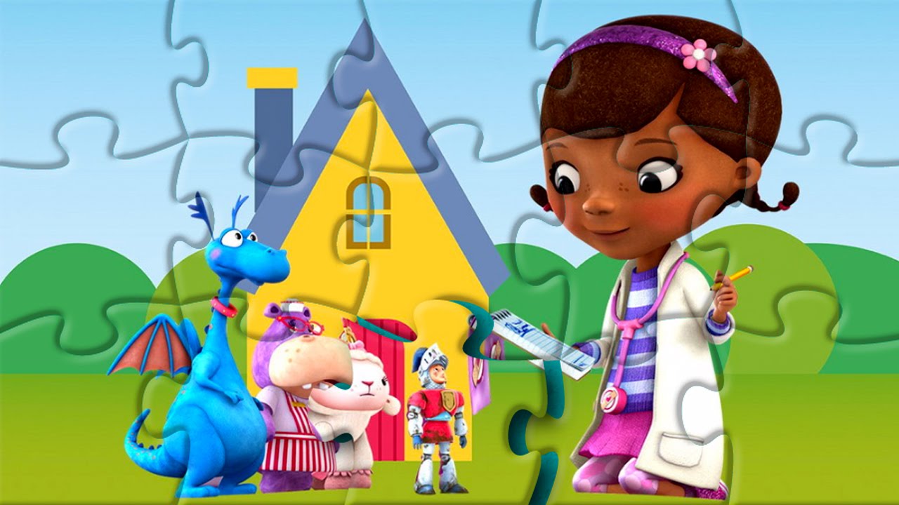 Juguetes | Doc Mcstuffins Puzzle Game For Kids - YouTube