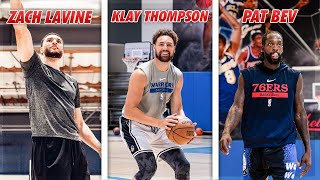 NBA OFFSEASON WORKOUTS | Klay Thompson, Zach LaVine, Pat Bev!