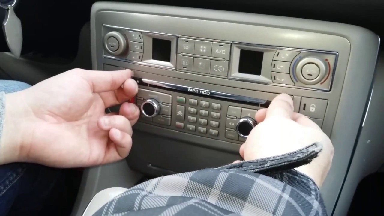 Jak wymontowć radio Rt4 Citroen C5 bez wyjmaków demontaż ... citroen c3 fuse box 
