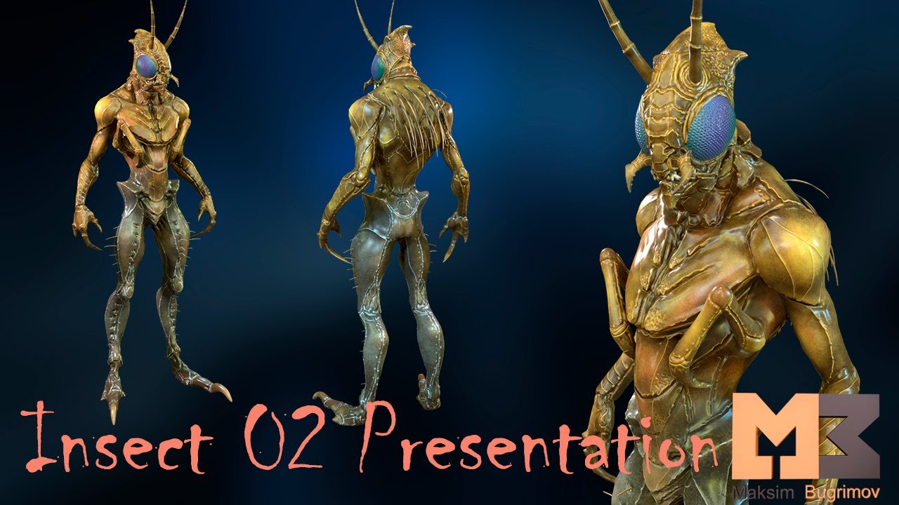 Creature Insect 02 Presentation - YouTube