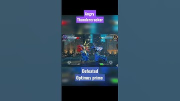 Optimus prime vs Thundercracker AM 92 #transformers