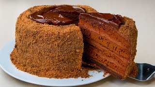 Без замеса теста и духовки ИДЕАЛЬНЫЙ шоколадный торт Appetitno TV