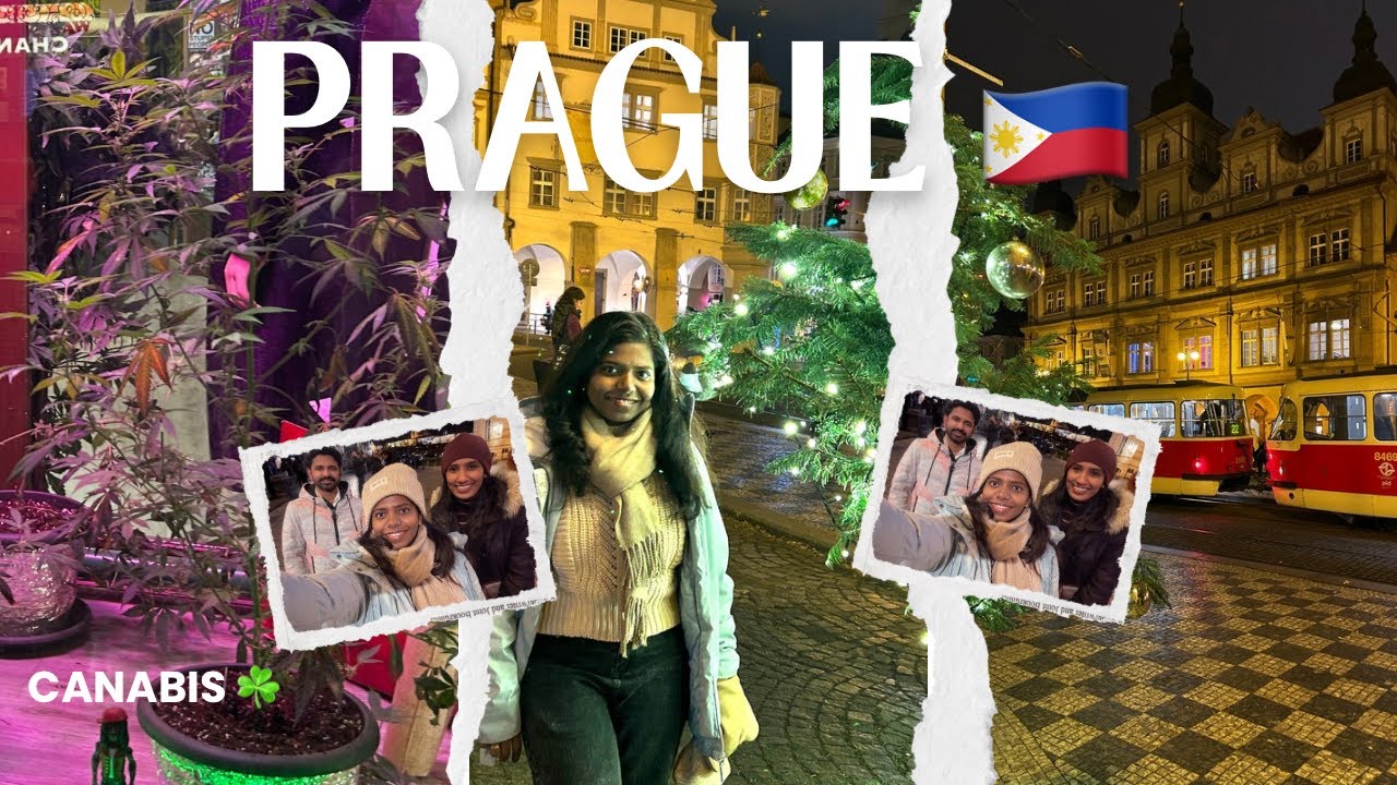 First Evening in Prague 🇨🇿 | Denmark to Czech Republic | Charles Bridge & Cannabis Culture