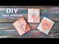 Heart envelope diy ♡ Valentines gift tutorial