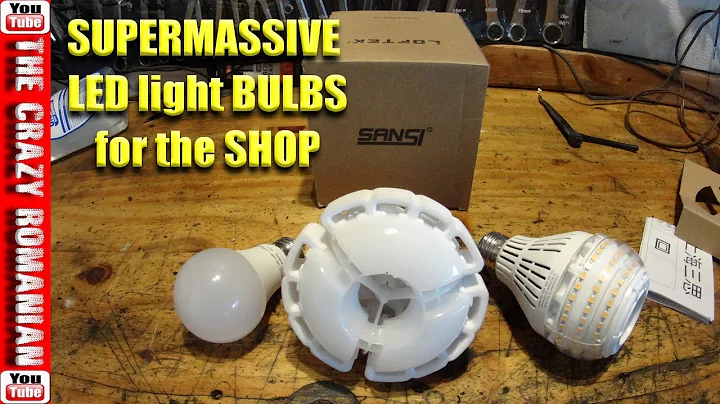 👀👍  Sansi SuperMassive LED light Bulb for the Shop, Illuminate Everything