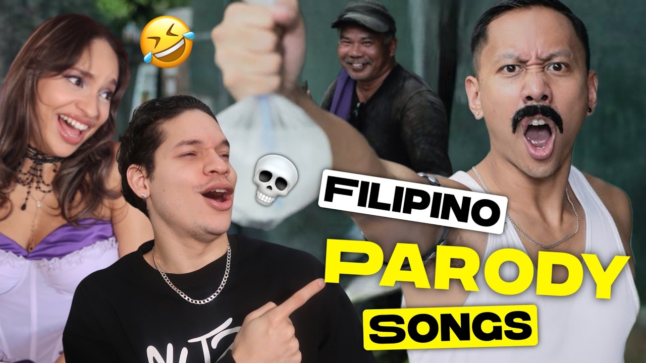 PINOY HUMOUR is UNBEATEN! Latinos react to Filipino Parody SONGS w/ Eng Subs for the first time