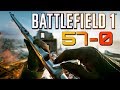 Battlefield 1: 57 Kills 0 Deaths - Martini-Henry Sniping (PS4 PRO Multiplayer Gameplay)