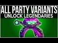 ALL LEGENDARY PARTY VARIANTS! Infinite Infinity Chest! Plants Vs Zombies Garden Warfare 2