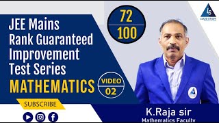 IIT-JEE MAINS - MATHS #SOLVE​ WITH US-2 by LUCID STUDY Faculty : Raja sir | Online Study App screenshot 3