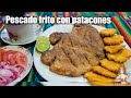 PESCADO FRITO Y PATACONES para el desayuno