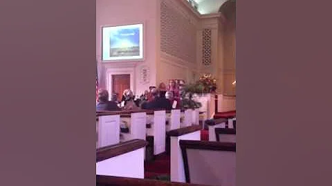Ann Van Cleave's solo on Palm Sunday