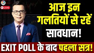 Post Exit Poll Market BIG Impact LIVE | Election Results 2024 | Stock Market Updates | Anuj SInghal