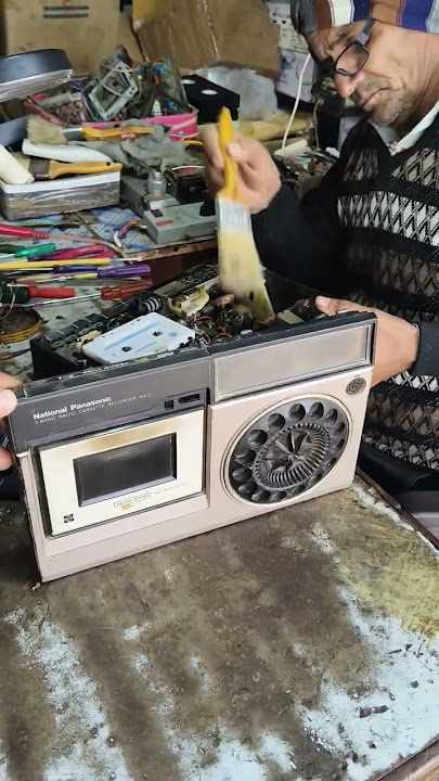 National Panasonic 543 Radio Cassette Recorder Repairing Centre Shop #national #panasonic #543