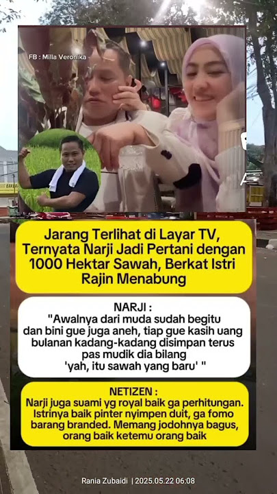 Rarely seen on TV, Narji is a farmer with 1000 hectares of rice fields #shorts #trendingshorts #v...
