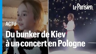 Amelia, qui chantait «Libérée, Délivrée» dans un bunker de Kiev, invitée d’un concert en Pologne