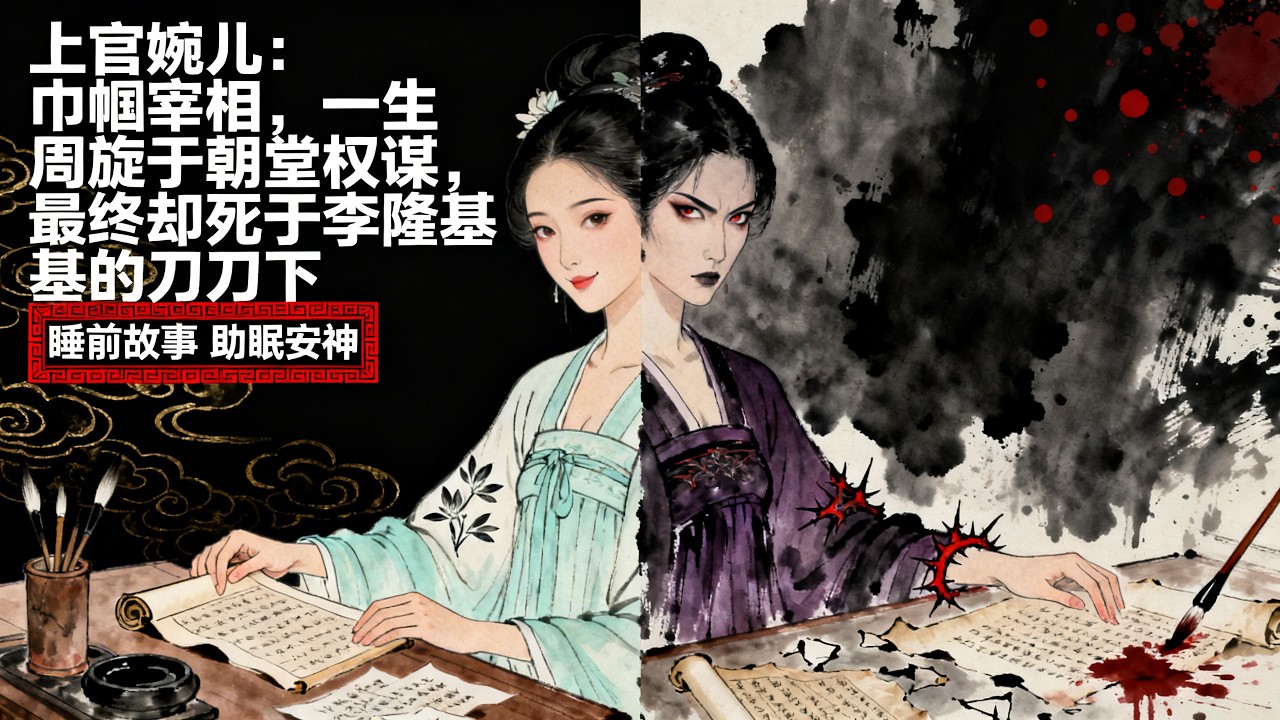 上官婉儿：巾帼宰相，一生周旋于朝堂权谋，最终却死于李隆基的刀下