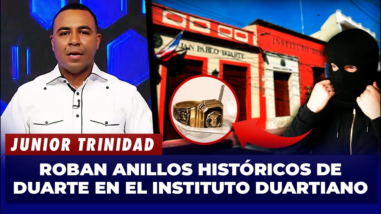 Junior Trinidad explica lo ocurrido con el robo del anillo de Duarte | El Garrote