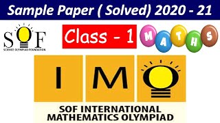 IMO Solved Sample Paper | CLASS - 1 | National Mathematics Olympiad | SOF - IMO|Olympiad Preparation screenshot 4