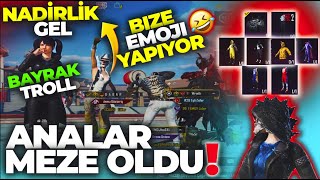 BANA NADİRLİK GEL DEDİ😮!! ANALAR MEZE OLDU🤣! BAYRAK TROLL | PUBG MOBİLE