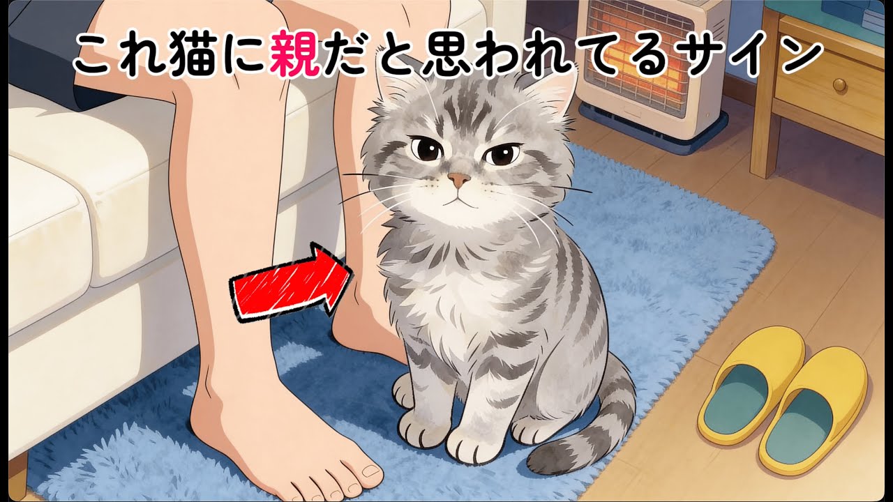 猫が親だと思っている人にしかしない行動【猫雑学】