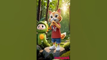 kucing dan labubu bernyanyi #labubu #funny #kucing#cat #lucu