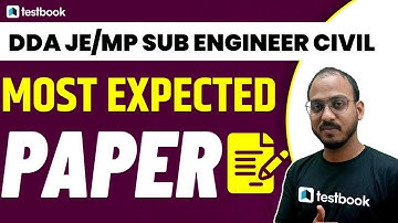DDA JE/MP Sub Engineer Civil Classes 2022 | Special Mock Test | Important Questions by Vaibhav Sir