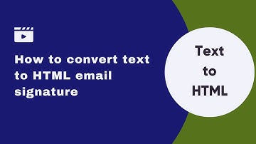 How to convert plain text to HTML email signature using Bybrand