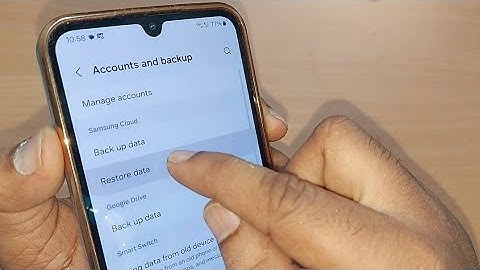 how to restore lost data from samsung cloud