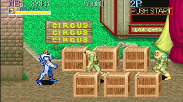 Captain Commando 1991 (Arcade) Walkthrough #retrogaming #arcade