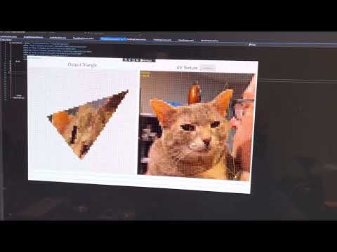 Testing an affine texture mapped triangle routine