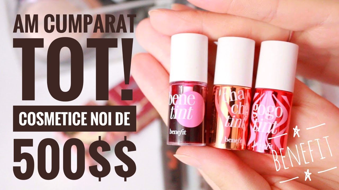 Am Dat 500 Pe Machiaje Haul Si Swatches Youtube