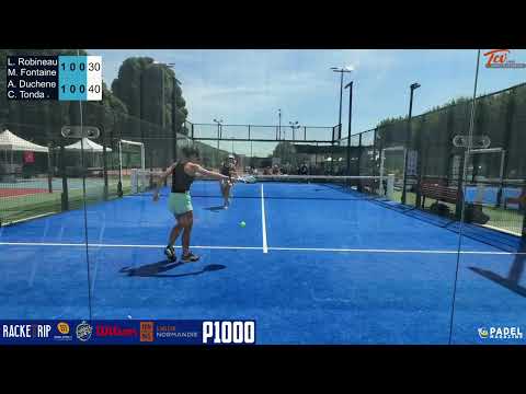 P1000 VERNON - FINALE - DUCHENE / TONDA vs ROBINEAU / FONTAINE