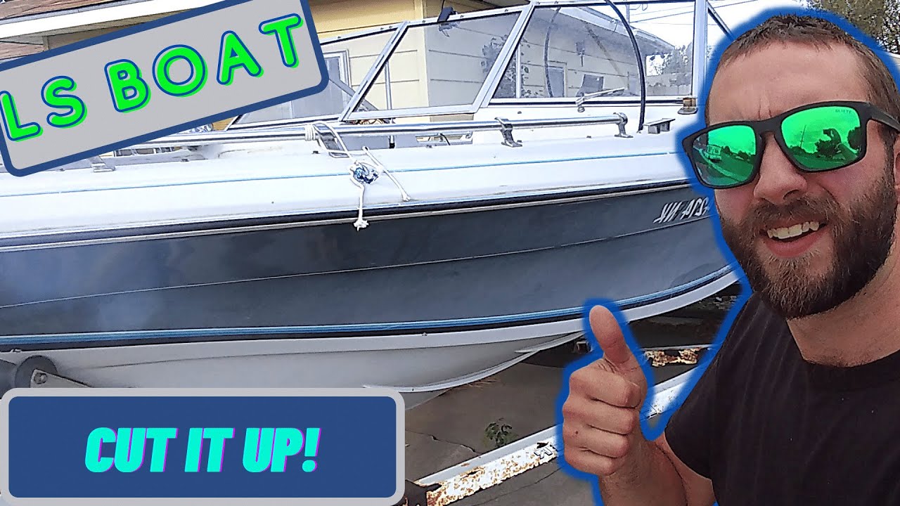 LS BOAT Build Cutting out gunnel rails YouTube